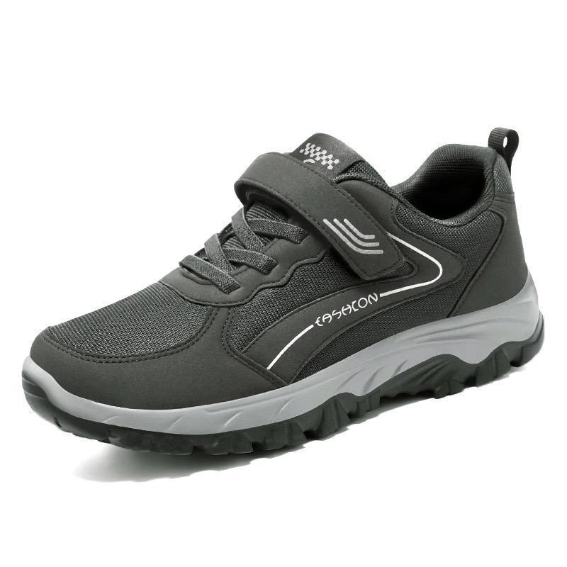 Cashcon sneakers feature a breathable mesh upper and a secure hook-and-loop