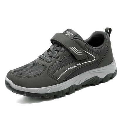 Cashcon sneakers feature a breathable mesh upper and a secure hook-and-loop