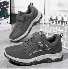 Cashcon sneakers feature a breathable mesh upper and a secure hook-and-loop